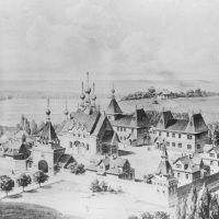 Vaade P&uuml;htitsa kloostrile M.T. Preobraženski projekti j&auml;rgi. 1892